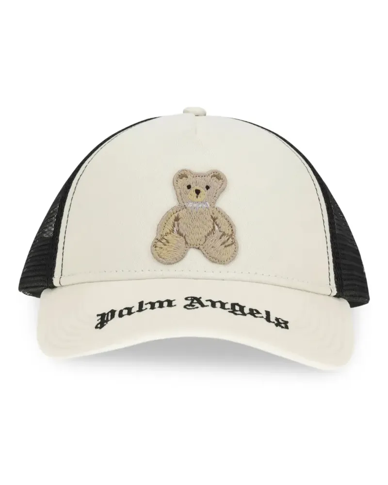 Palm Angels bear-appliqué trucker cap - Nude Nude