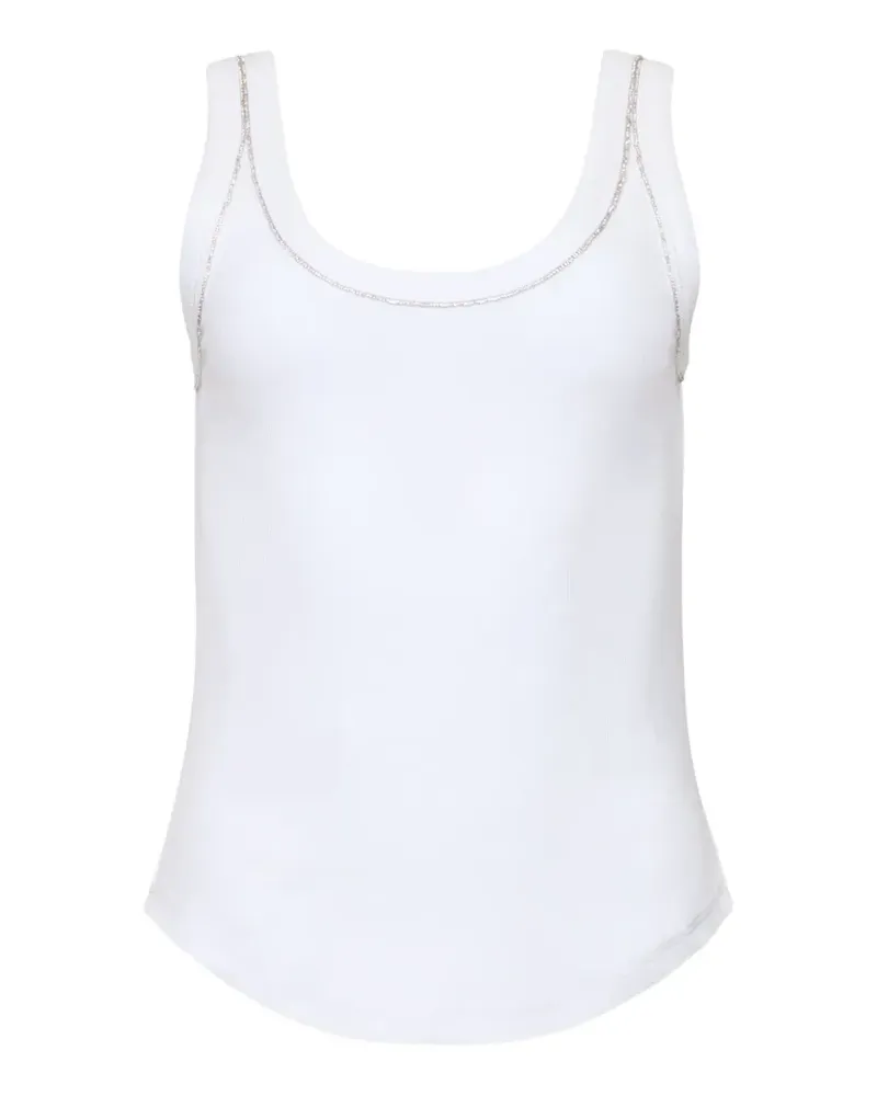 Cinq à Sept Wilma embellished tank top - Weiß Weiß