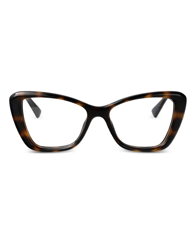Gucci Brille mit Cat-Eye-Gestell - Braun Braun