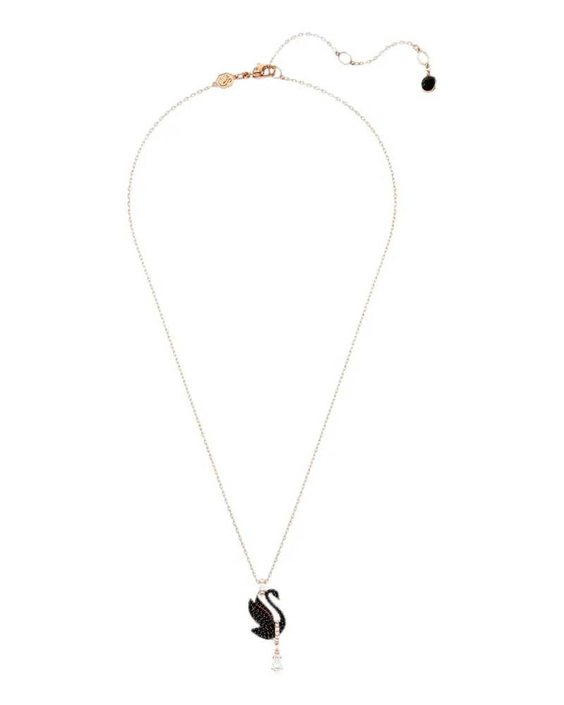 Swarovski Halskette mit Schwananhänger - Gold Gold