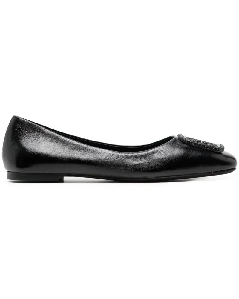 Tory Burch Gerogia Pavé Ballerinas Schwarz