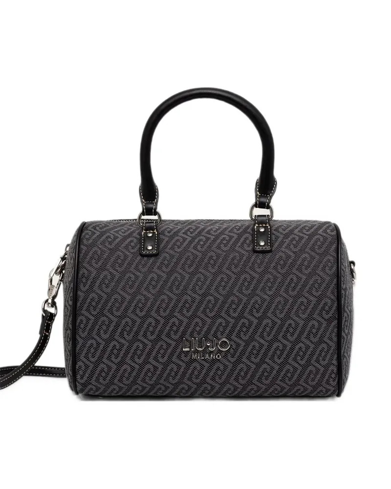Liu Jo monogram-print tote bag - Schwarz Schwarz