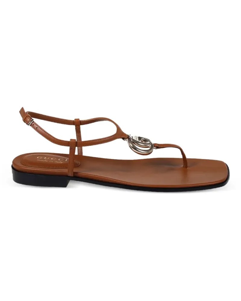 Gucci Double G sandals - Braun Braun