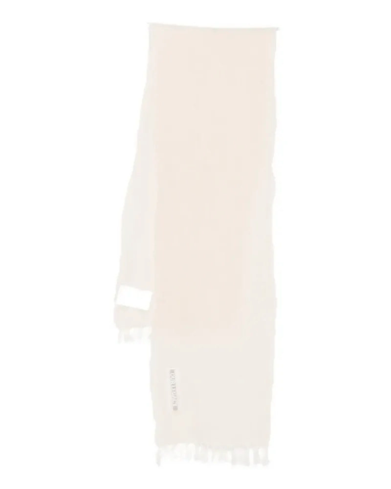 Our Legacy Cottage frayed-edge wool scarf - Rosa Rosa