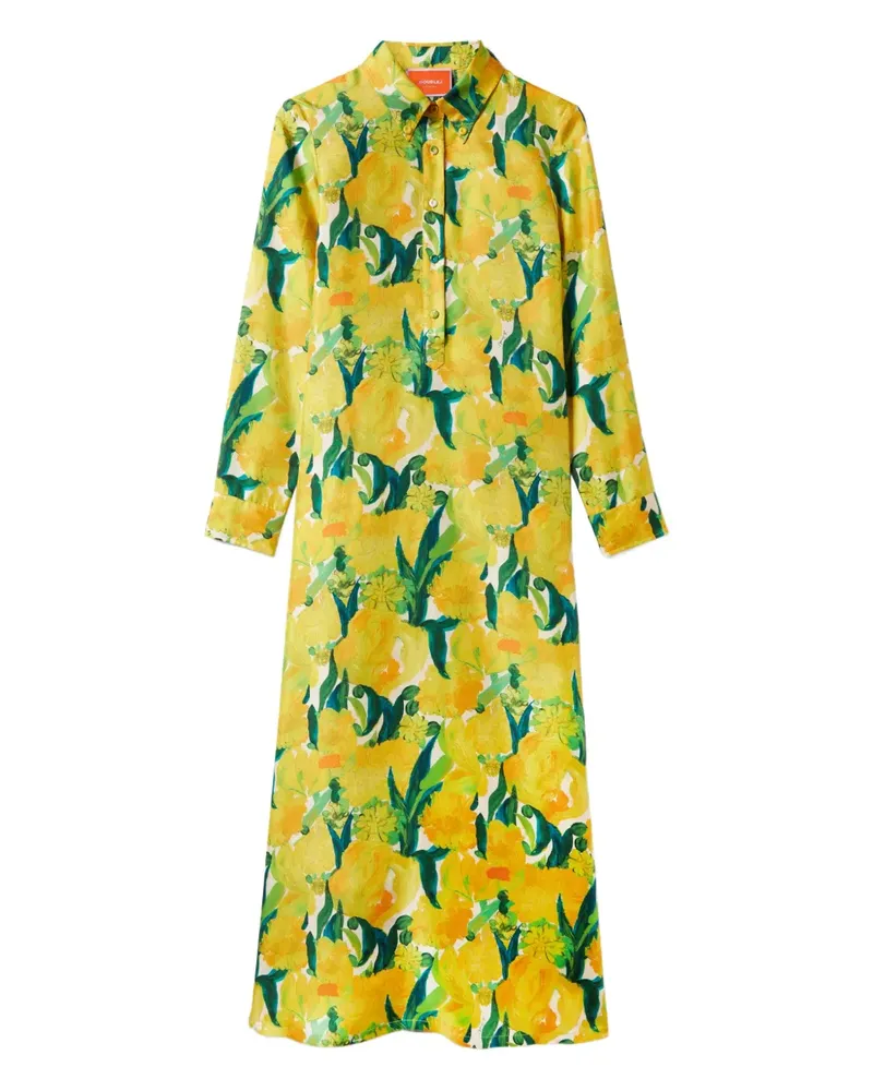 La DoubleJ Swing Hemdkleid - Gelb Gelb
