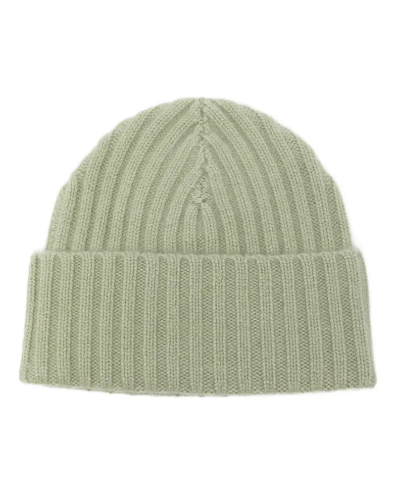 Warm-ME Poppeye Beanie aus Rippstrick - Grün Grün