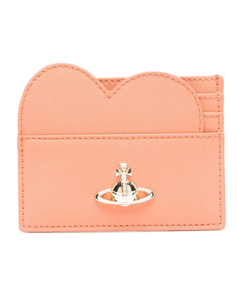 Vivienne Westwood Portemonnaie mit Logo-Schild - Orange Orange