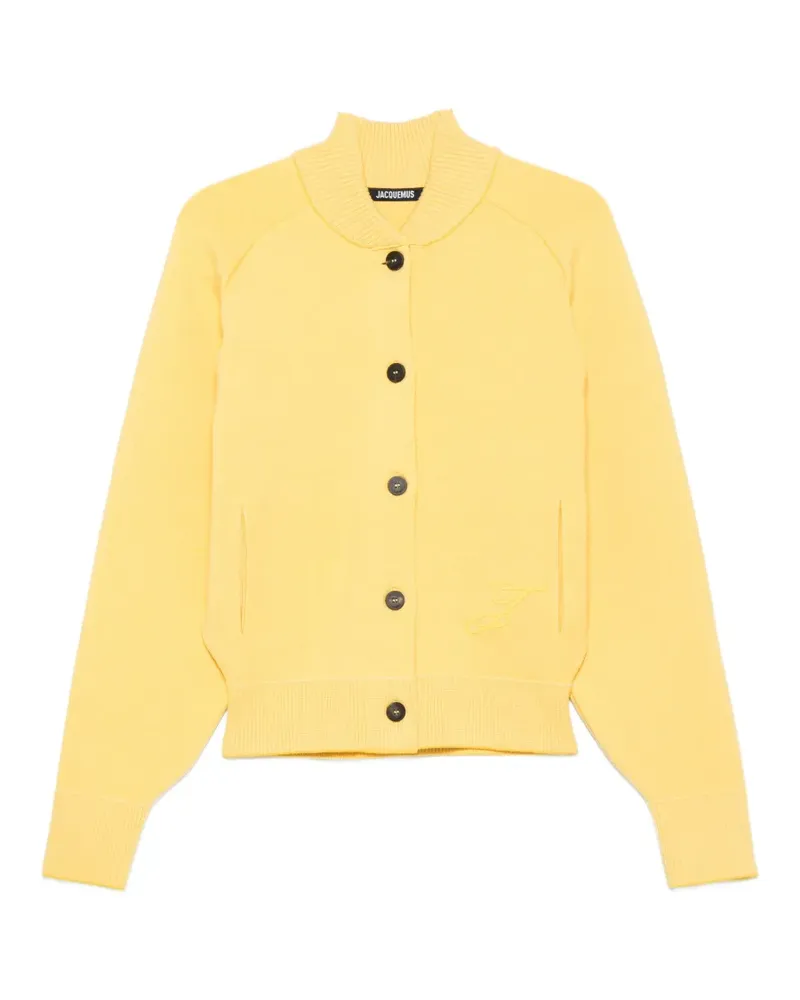 Jacquemus Levande button embroidered knitwear - Gelb Gelb