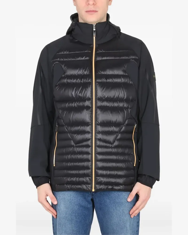 HUGO BOSS Gesteppte Daunenjacke mit Kapuze - Schwarz Schwarz