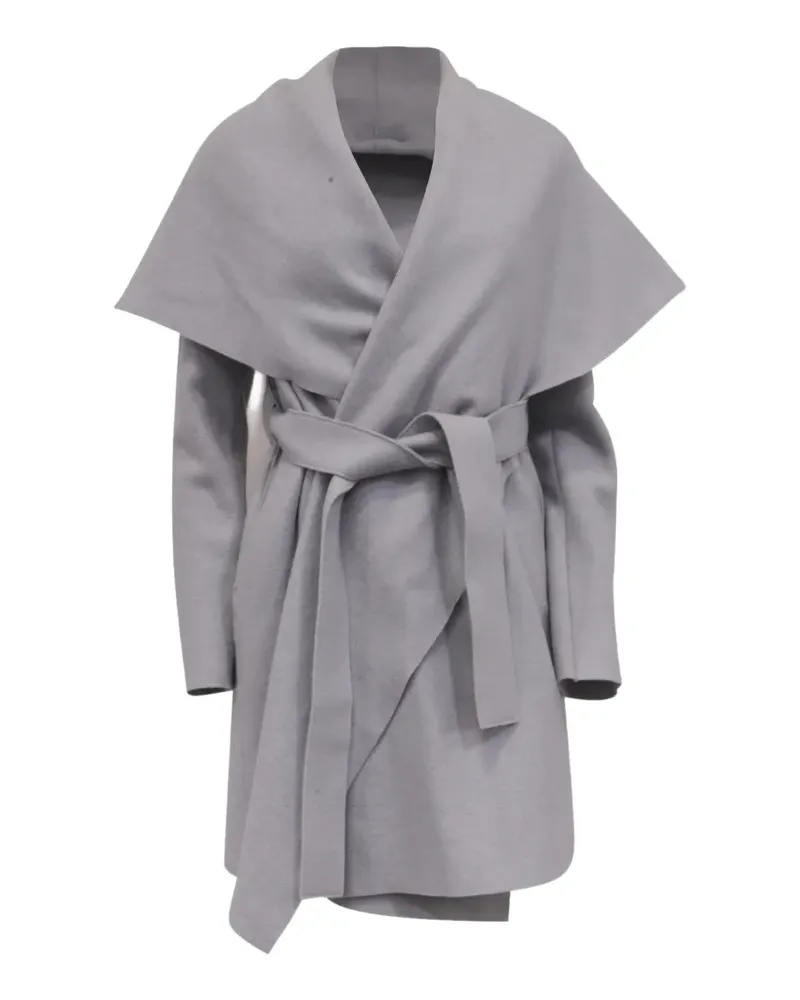 Harris Wharf London belted blanket coat - Grau Grau