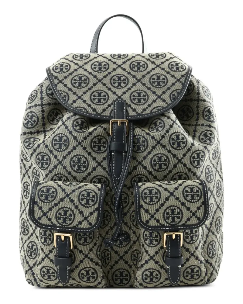 Tory Burch TH Rucksack mit Monogramm - Nude Nude