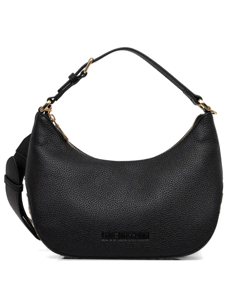 Moschino Umhängetasche mit Logo - Schwarz Schwarz