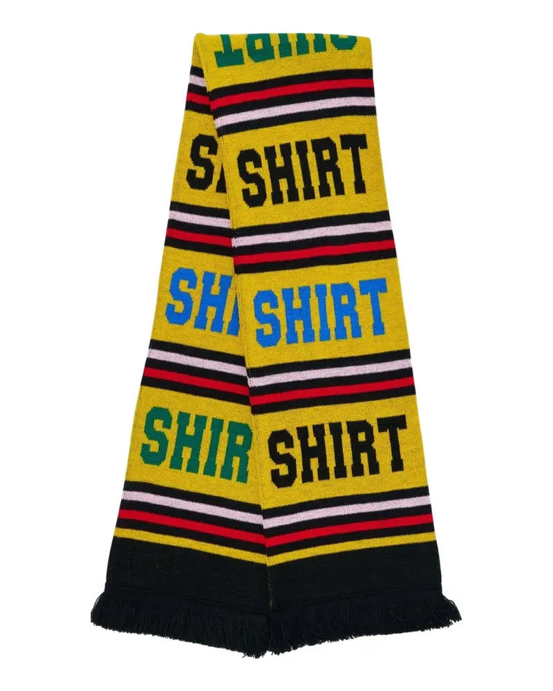 Comme des Garçons Schal mit Fransen - Gelb Gelb