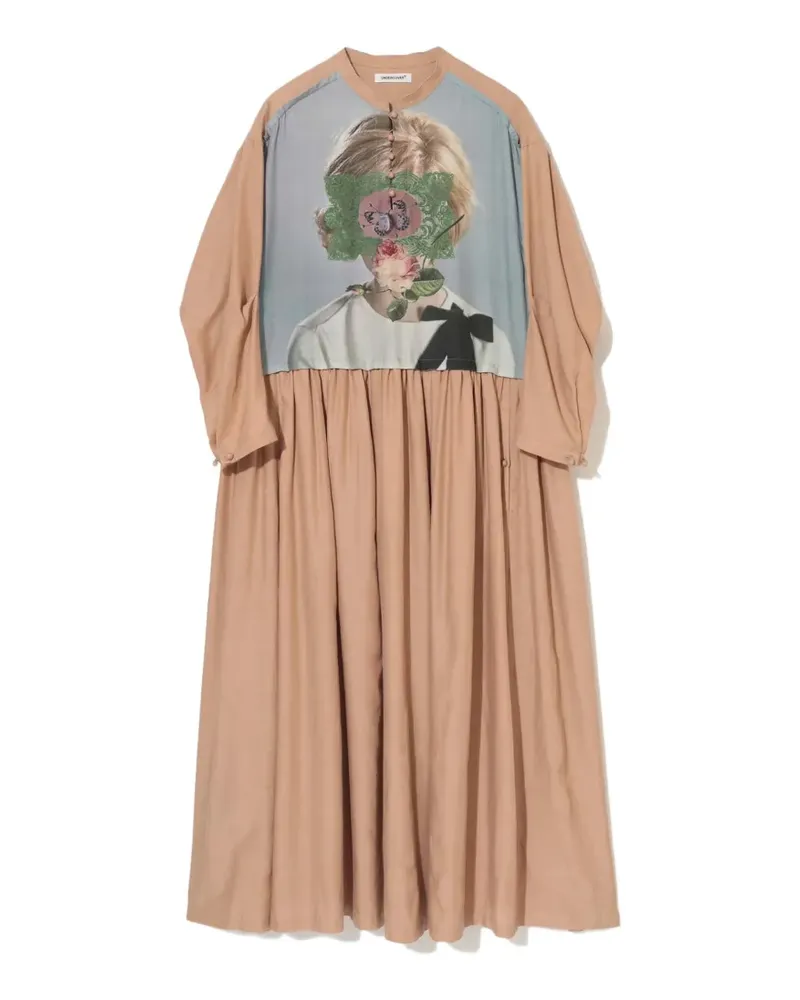 Undercover Kleid mit grafischem Print - Nude Nude