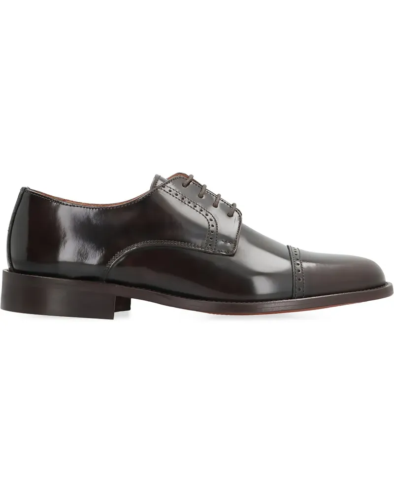 Bruno Magli Schnürschuhe aus Leder - Braun Braun