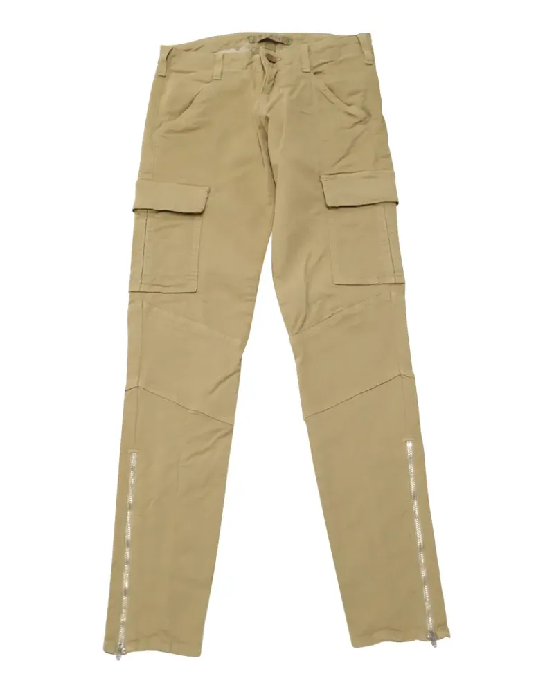 J Brand zipper cargo pants - Nude Nude