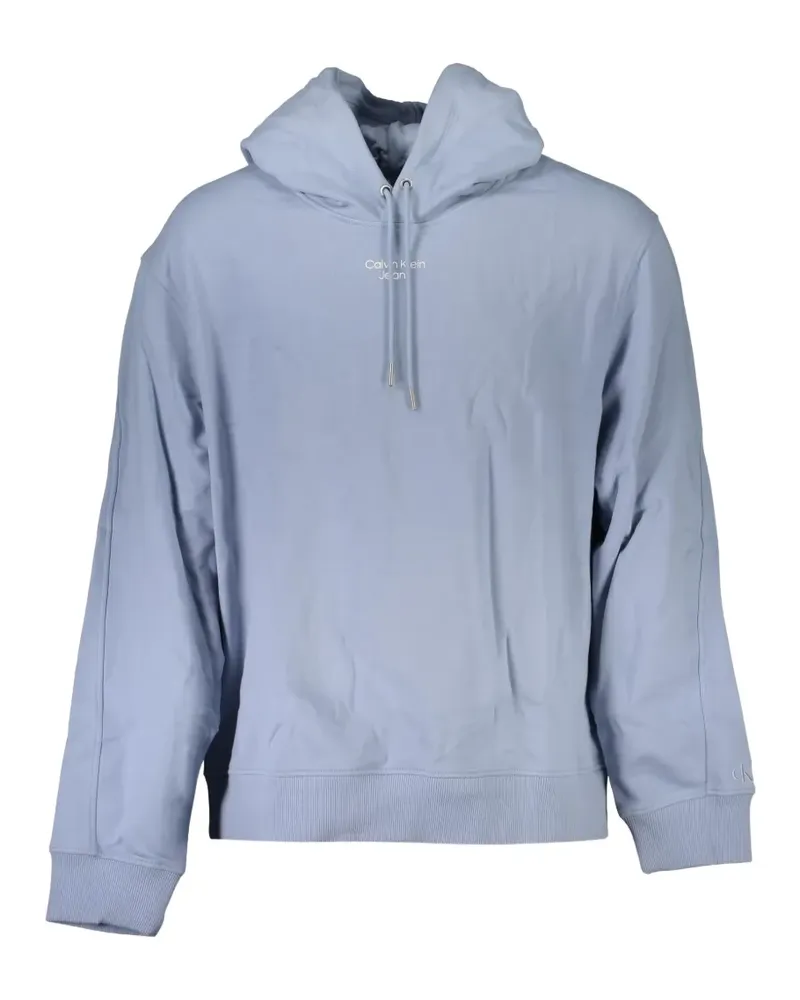 Calvin Klein Hoodie mit Logo-Print - Blau Blau
