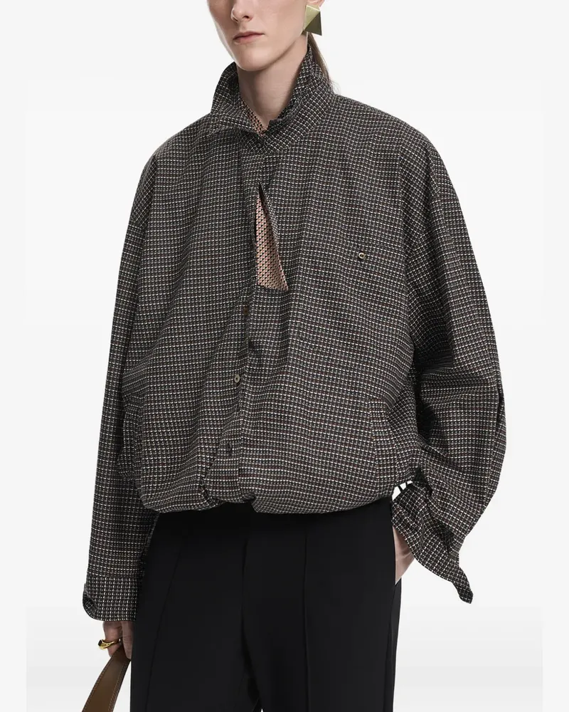 JNBY Hemd mit geometrischem Print - Schwarz Schwarz
