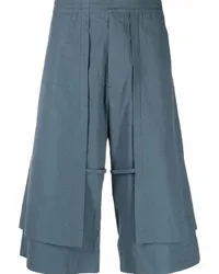 Craig Green Knielange Cargo-Shorts Blau