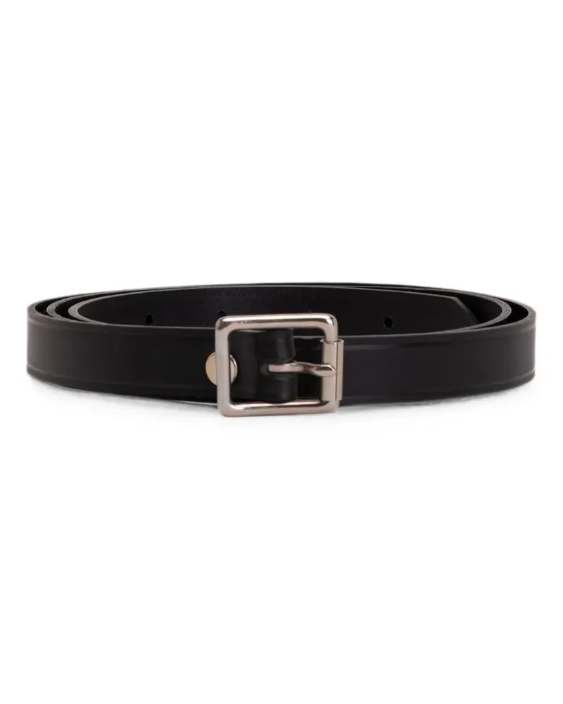 Margaret Howell Mhl. Scout leather belt - Schwarz Schwarz