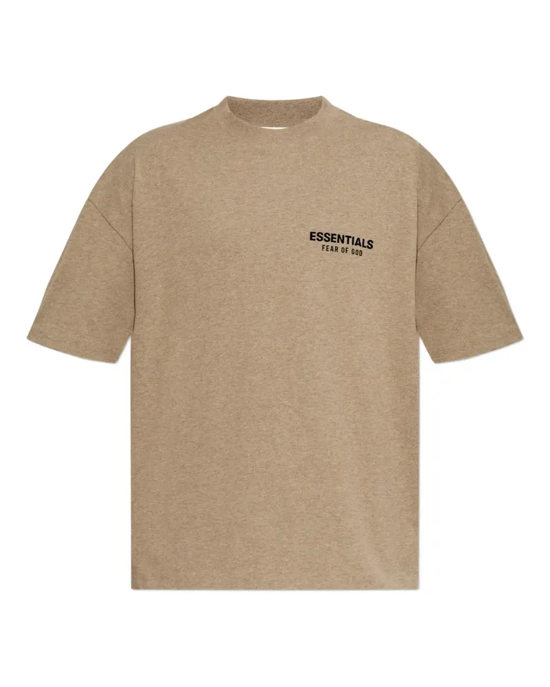 Fear of God T-Shirt mit Logo-Print - Nude Nude
