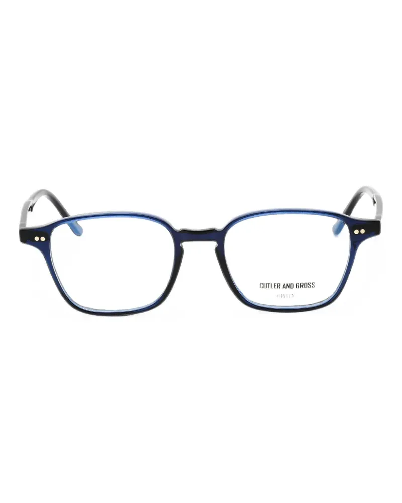 Cutler and Gross rectangle-frame glasses - Blau Blau