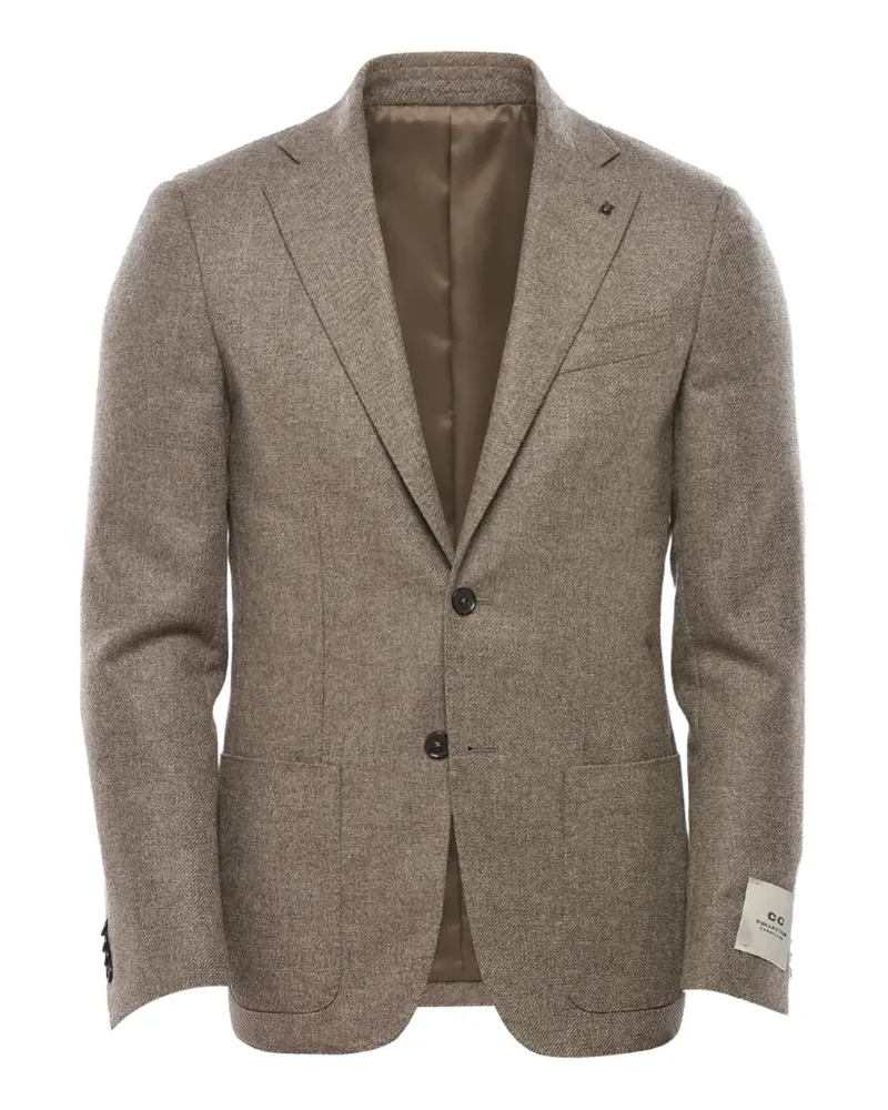 Corneliani single-breasted notch-lapel jacket - Nude Nude