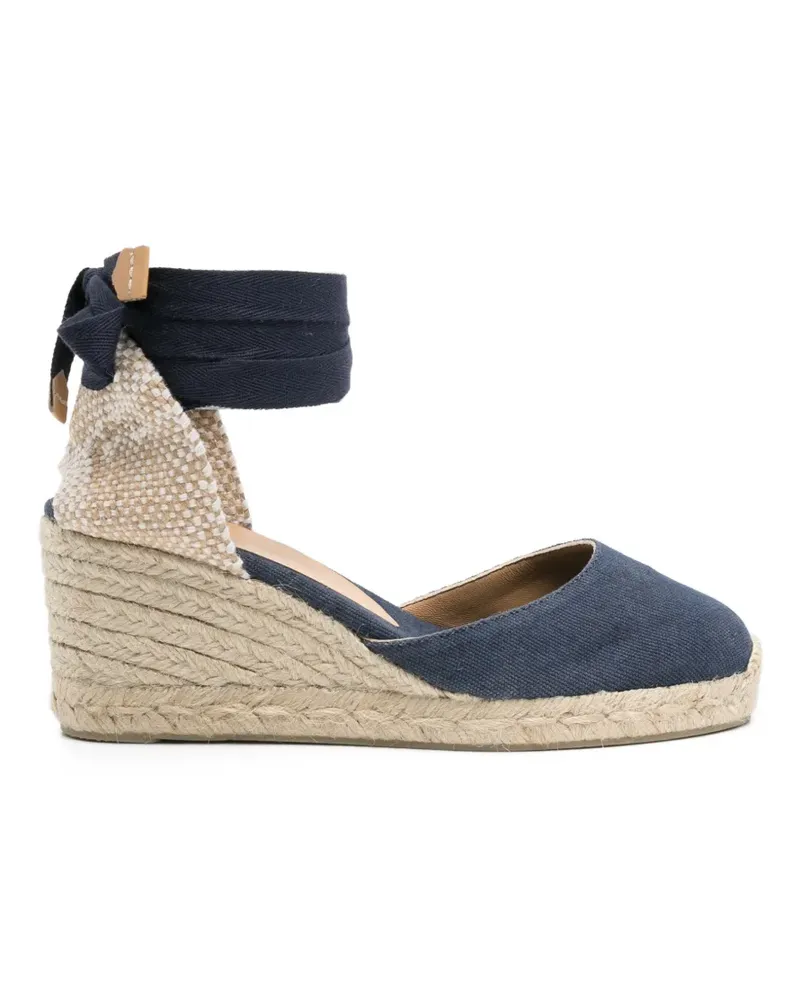 Castañer Carina Espadrilles mit Wedge - Blau Blau