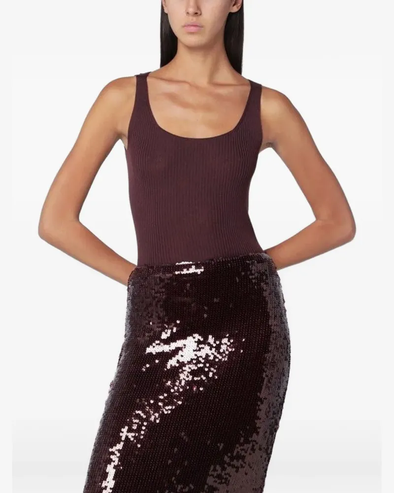 Roberto Collina wool tank top - Braun Braun