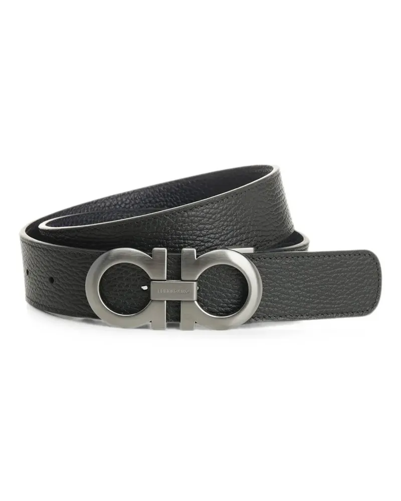 Ferragamo Gancini-buckle belt - Schwarz Schwarz