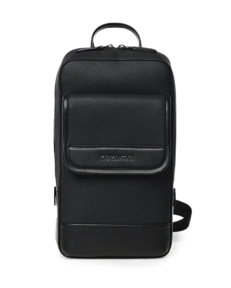 Michael Kors Jet Set pebbled sling backpack - Schwarz Schwarz