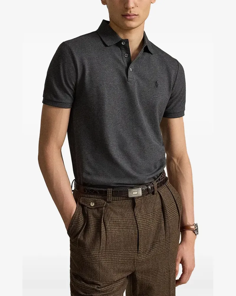 Ralph Lauren Custom-Slim-Fit Poloshirt - Grau Grau