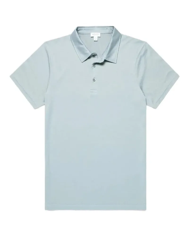 Sunspel short-sleeve polo shirt - Blau Blau