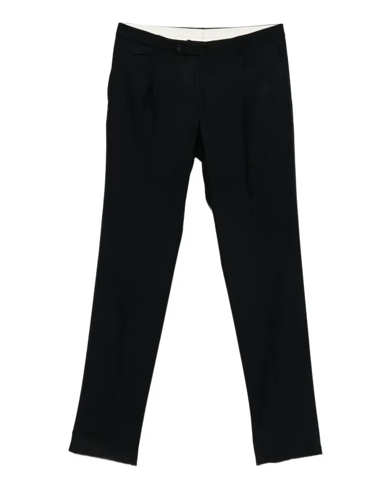 Tagliatore Plissierte Hose - Schwarz Schwarz