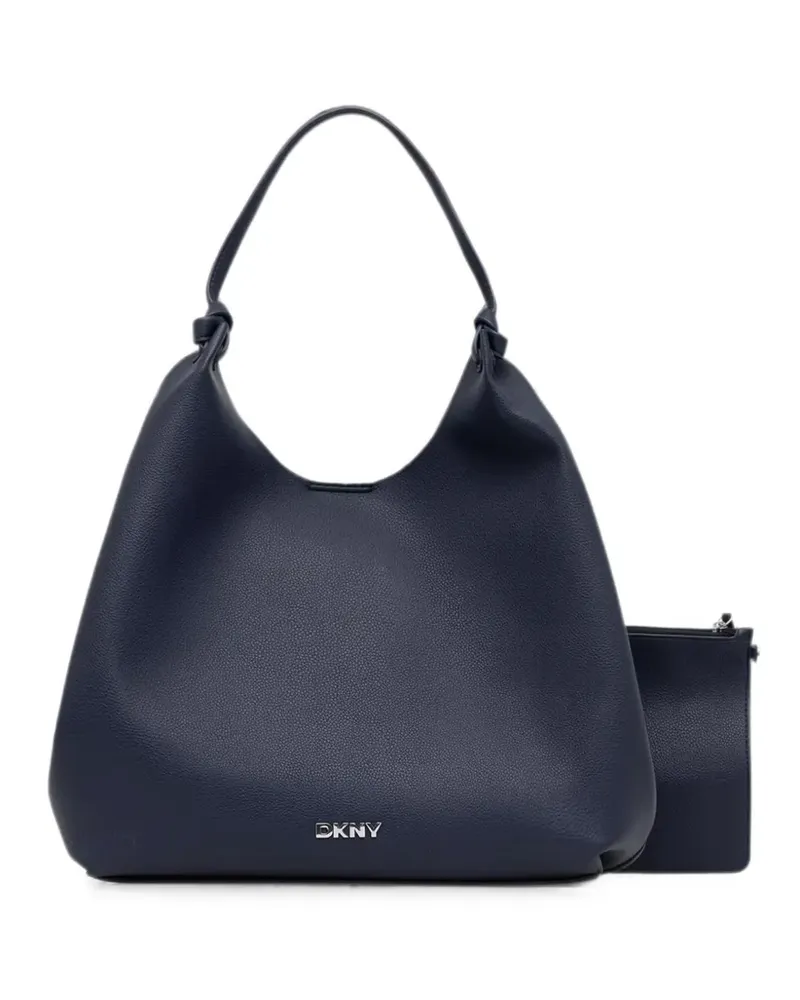 DKNY large Paula knotted-handle tote bag - Blau Blau