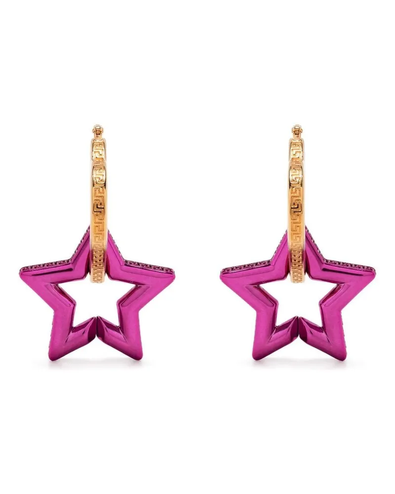 Versace Heart Star Creole - Rosa Rosa