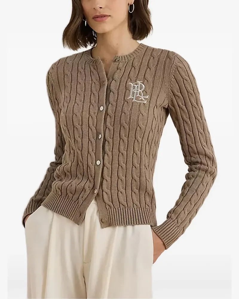 Ralph Lauren cable-knit cardigan - Braun Braun