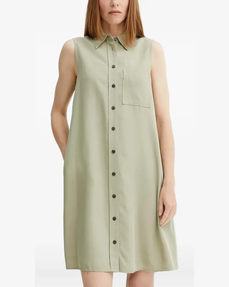 Marc O'Polo button-fastening mini dress - Grün Grün