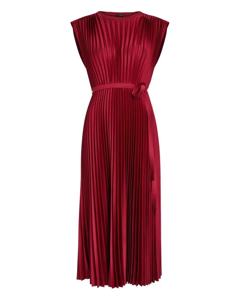 Joseph pleated belt midi dress - Rot Rot