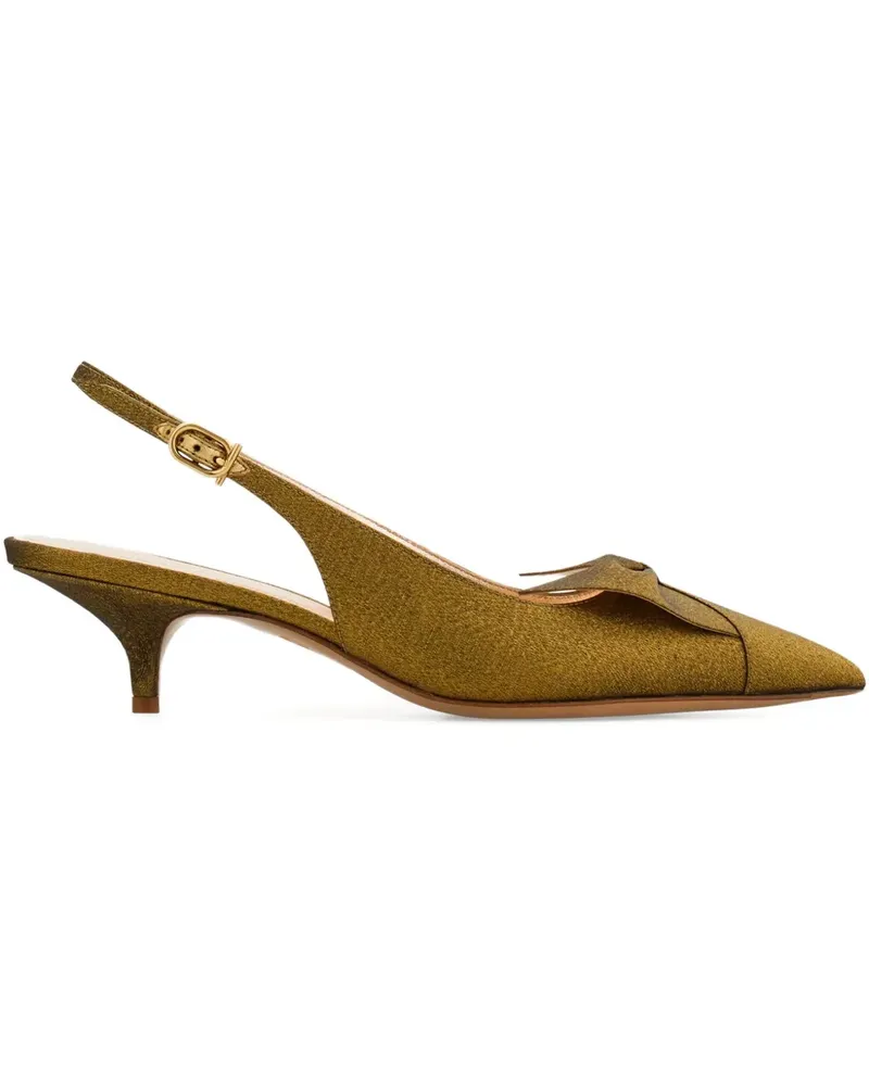 Ferragamo Bow Slingback-Pumps 40mm - Grün Grün