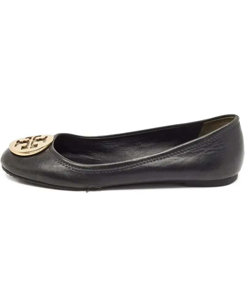 Tory Burch Pre-owned Ballerinas mit Minnie-Schild - Schwarz Schwarz