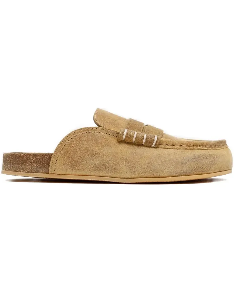 J.W.Anderson Stitch Detail Loafers - Nude Nude