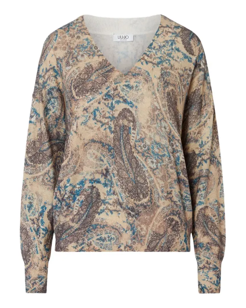 Liu Jo Pullover mit Paisley-Print - Nude Nude