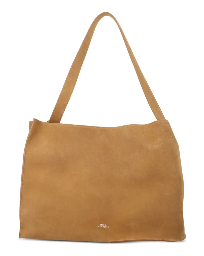 Studio Nicholson suede tote bag - Nude Nude