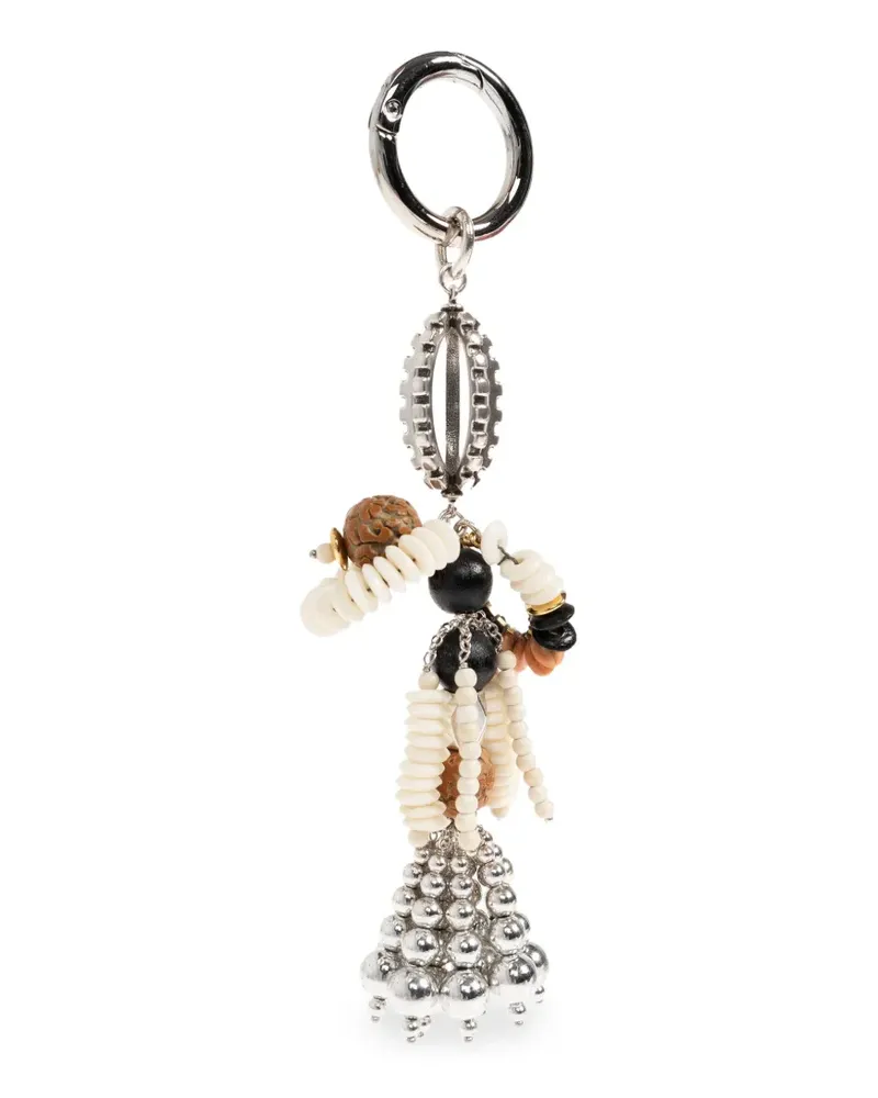 Isabel Marant charm-embellished keychain - Silber Silber
