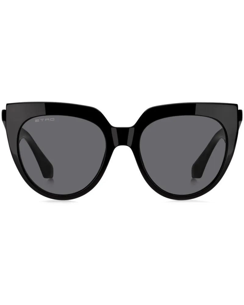 Etro Tailoring Cat-Eye-Sonnenbrille - Schwarz Schwarz