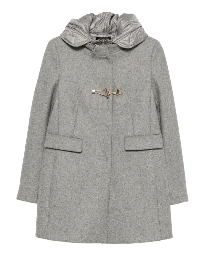Fay toggle-fastening hooded coat - Grau Grau