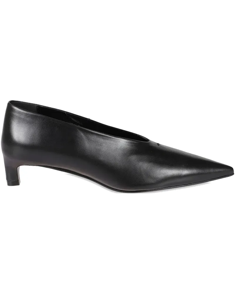 Jil Sander pointed-toe leather pumps - Schwarz Schwarz