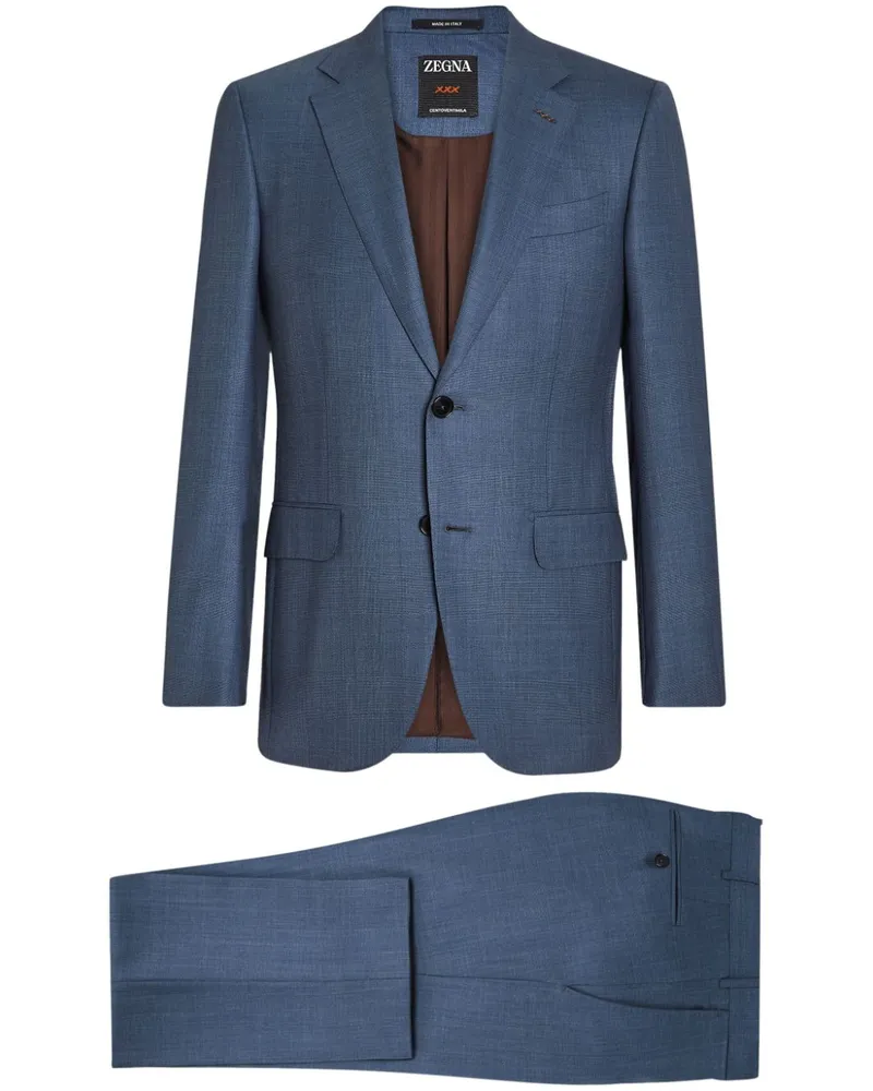 Ermenegildo Zegna Anzug aus Wolle - Blau Blau