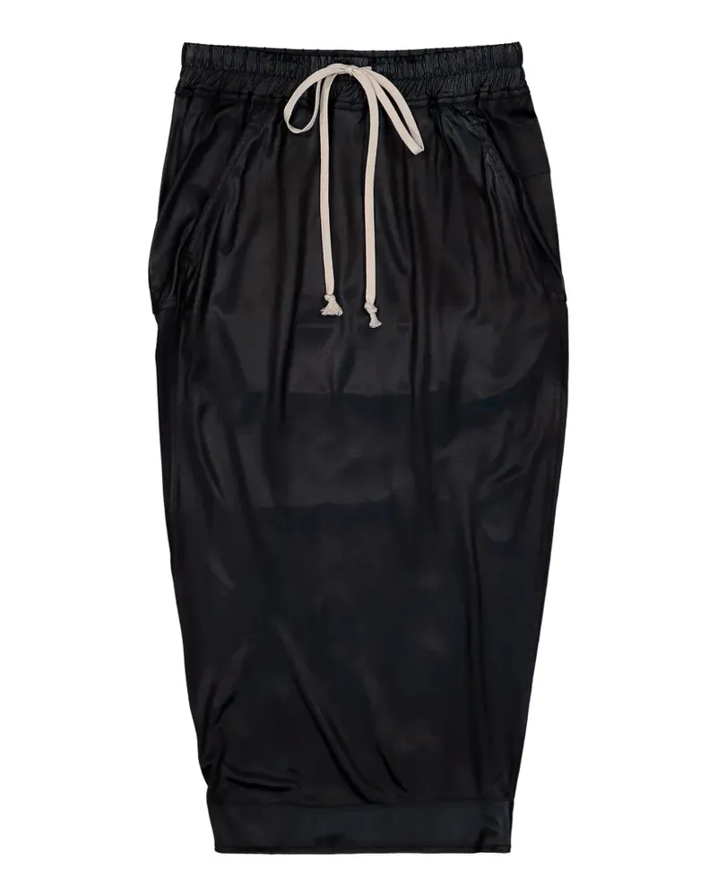 DRKSHDW by Rick Owens Pillar wrapped midi skirt - Schwarz Schwarz